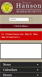 Mobile Screenshot of hanson-ma.gov